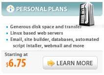 Personal Linux Website Hosting Plans for Cincinnati and Northern Kentucky